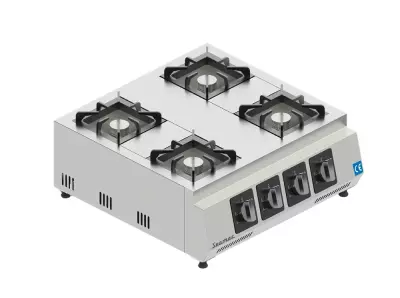 Seamac 4 Lü Set Üstü Ocak OG4 , 20x20 cm - 2