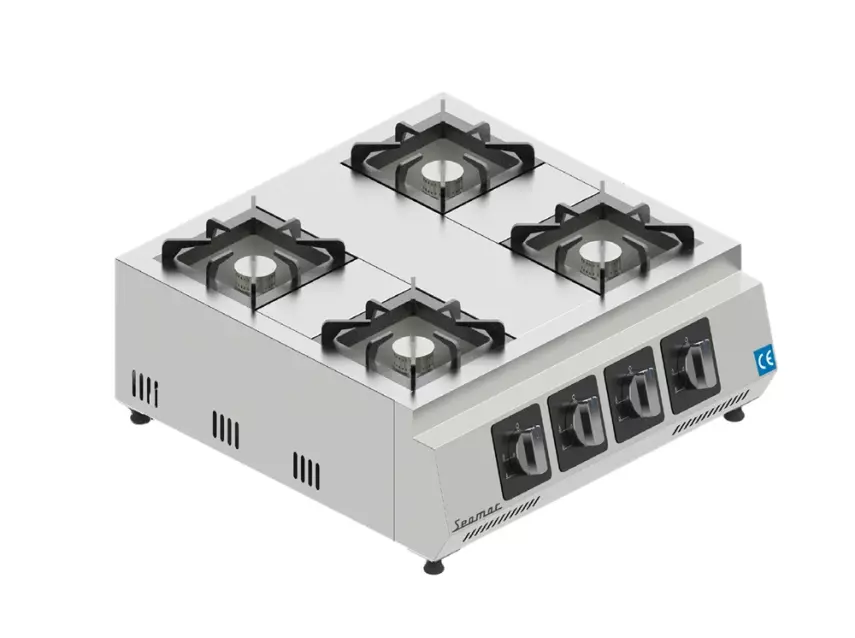 Seamac 4 Lü Set Üstü Ocak OG4 , 20x20 cm - 2