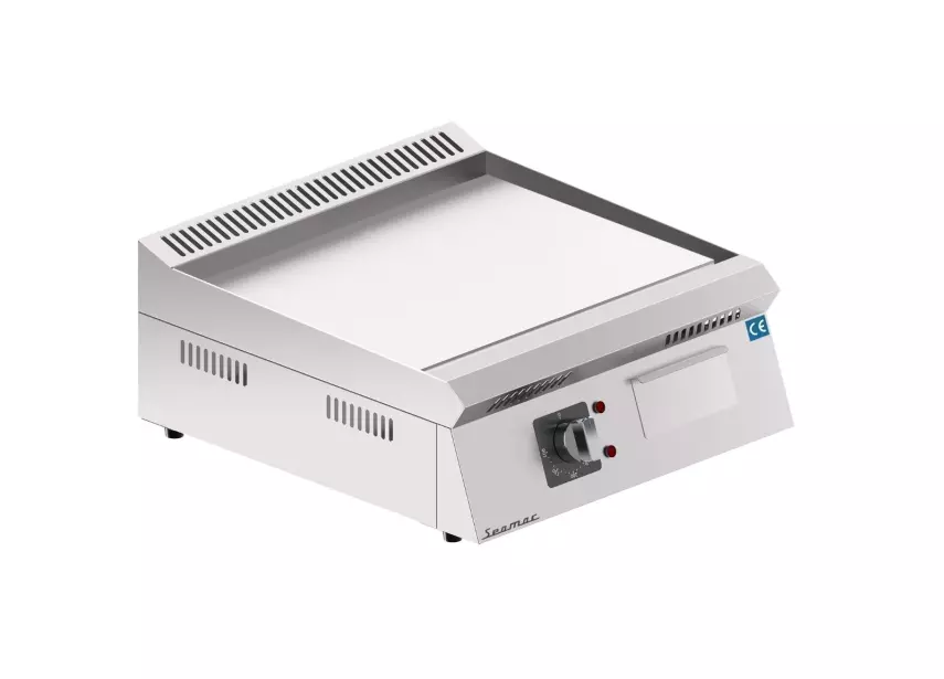 Seamac 50 cm Düz Pleyt Izgara Yağ Çekmeceli Özel Seri Elektrikli EPD50-D - 1