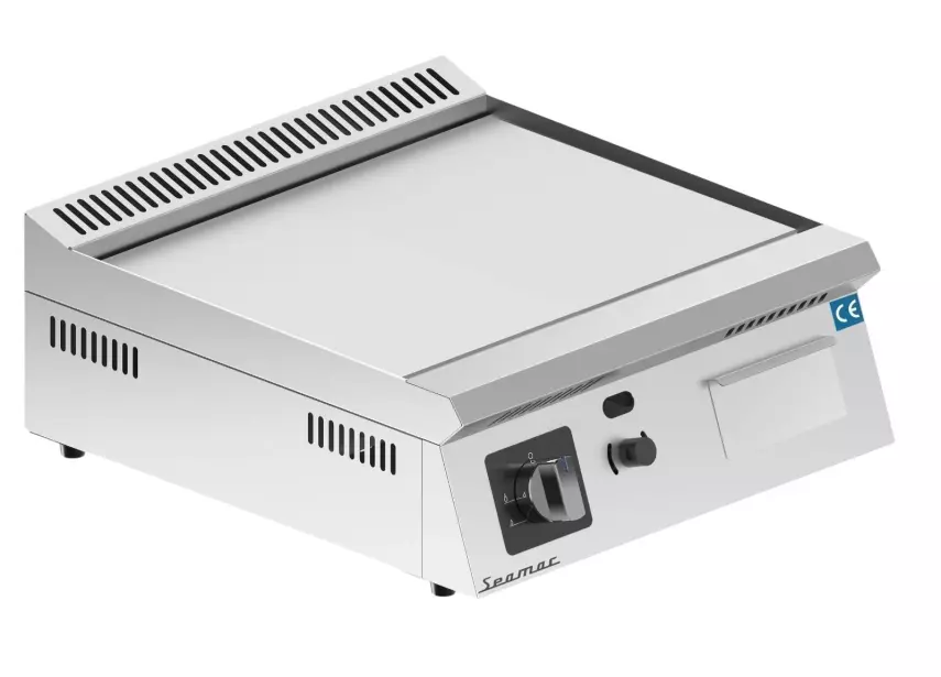 Seamac 50 cm Düz Pleyt Izgara Yağ Çekmeceli Özel Seri Gazlı GPY50-D - 1