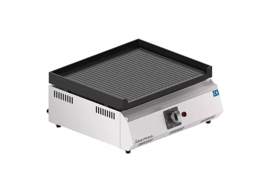 Seamac 50 cm Tam Oluklu Döküm Izgara Elektrikli EDD50-TO - 1