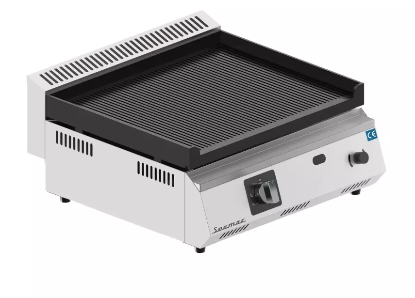 Seamac 50 cm Tam Oluklu Döküm Izgara Gazlı GSD50-TO - 1