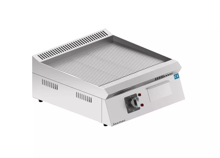 Seamac 50 cm Tam Oluklu Pleyt Izgara Yağ Çekmeceli Özel Seri Elektrikli EPD50-TO - 1