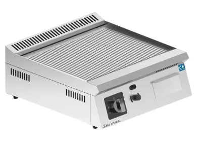 Seamac 50 cm Tam Oluklu Pleyt Izgara Yağ Çekmeceli Özel Seri Gazlı GPY50-TO