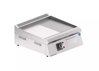 Seamac 50 cm Yarı Oluklu Pleyt Izgara Yağ Çekmeceli Özel Seri Elektrikli EPD50-YO