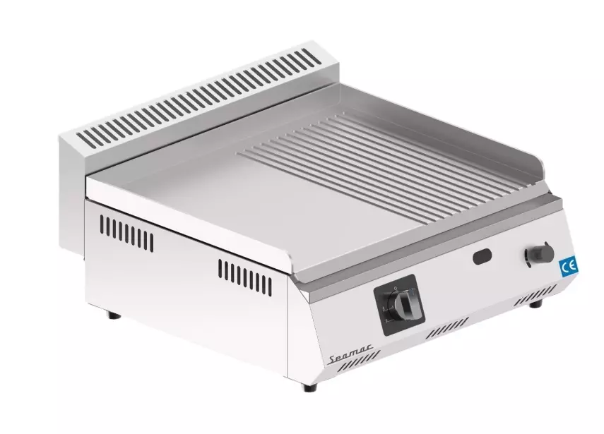 Seamac 50 cm Yarı Oluklu Sac Izgara Gazlı GST50-YO - 1