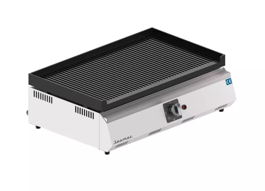 Seamac 70 cm Tam Oluklu Döküm Izgara Elektrikli EDD70-TO - 1