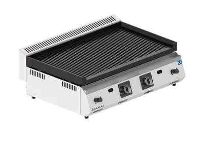 Seamac 70 cm Tam Oluklu Döküm Izgara Gazlı GSD70-TO