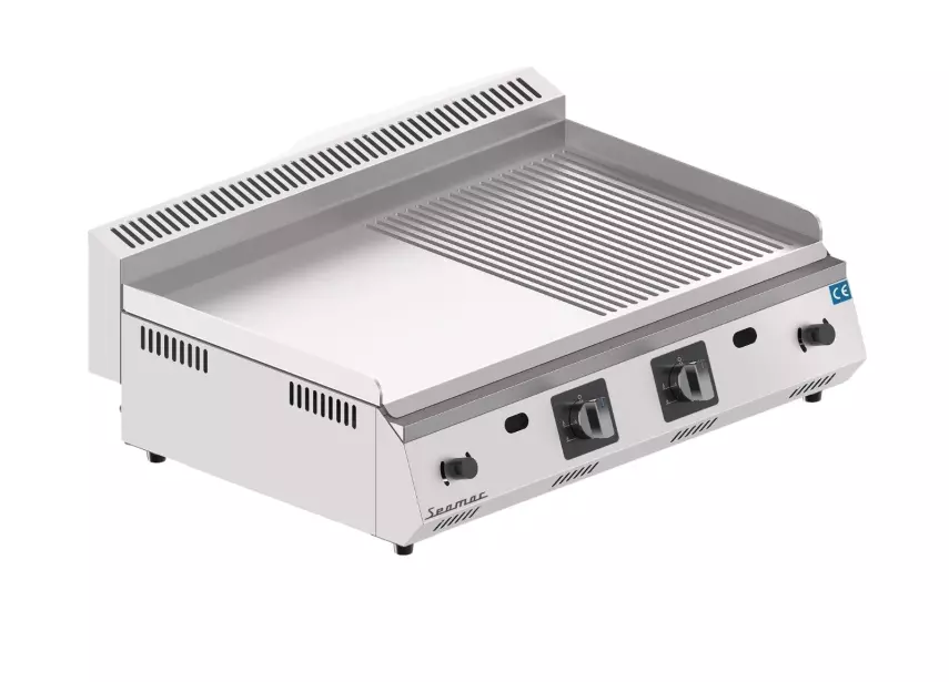 Seamac 70 cm Yarı Oluklu Sac Izgara Gazlı GST70-YO - 1