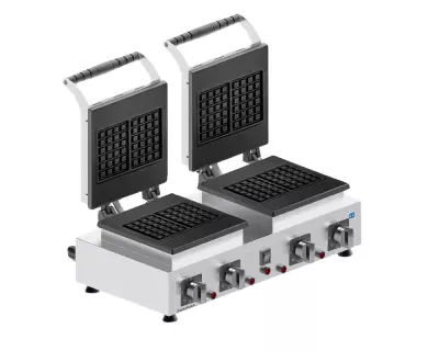 Seamac Kare Model Çiftli Waffle Makinesi 50 Li, Elektrikli , WFC2