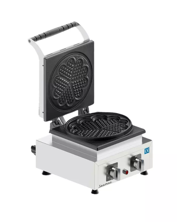 Seamac Tekli Waffle Makinesi Küçük Çiçekli Model 25 Li , Elektrikli WFF3 - 1