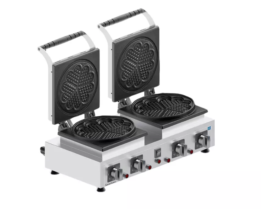 Seamac WFC1 Büyük Çiçekli Model Çiftli Waffle Makinesi 50 Li, Elektrikli - 1