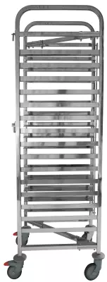 Smartchef 15 Katlı İstiflenebilinir Tepsi Taşıma Arabası - 2