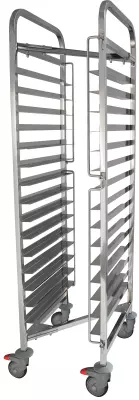 Smartchef 15 Katlı İstiflenebilinir Tepsi Taşıma Arabası - 3