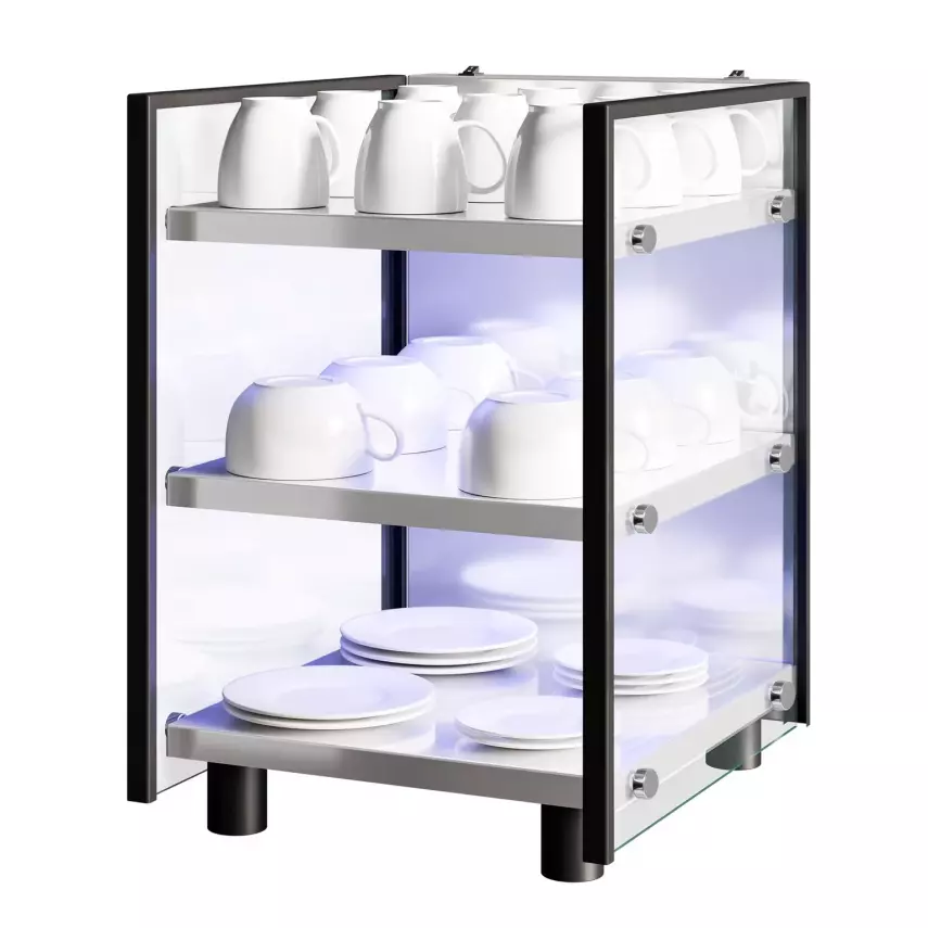 SmartChef Fincan ısıtıcı - 100 watt - 3 raflı - 1