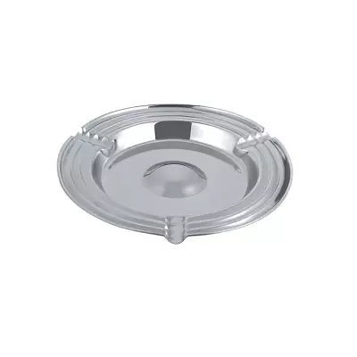 SmartChef Paslanmaz Çelik Masa Küllüğü Ev Ofis Araba Küllüğü Stili (Ø14 cm)