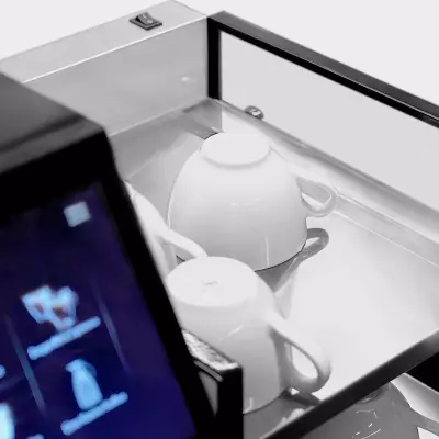 SmartChef Tam otomatik kahve makinesi - 1,3 kW - 10 inç dokunmatik ekran - fincan ısıtıcı dahil - 6