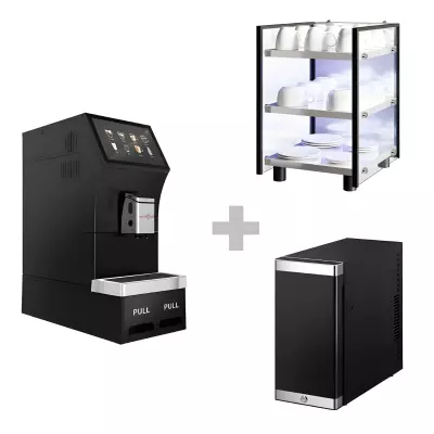 SmartChef Tam Otomatik Kahve Makinesi - 1,3 kW - 10 inç Dokunmatik Ekran - Fincan Isıtıcısı ve Süt Dolabı Dahil