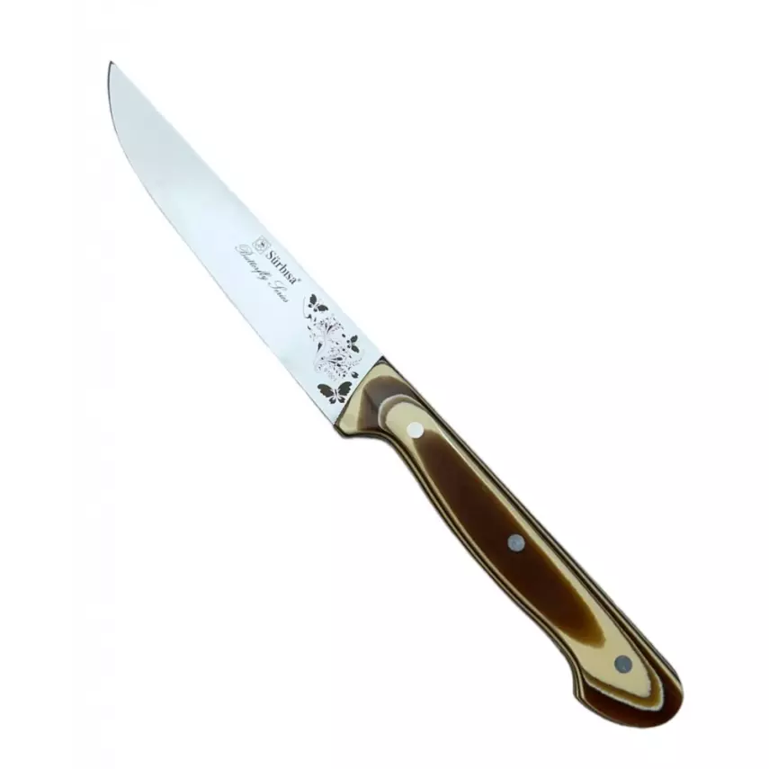 Sürmene Sürbisa 61001-V Mutfak Bıçağı Kelebek Serisi Karamel 16cm - 1