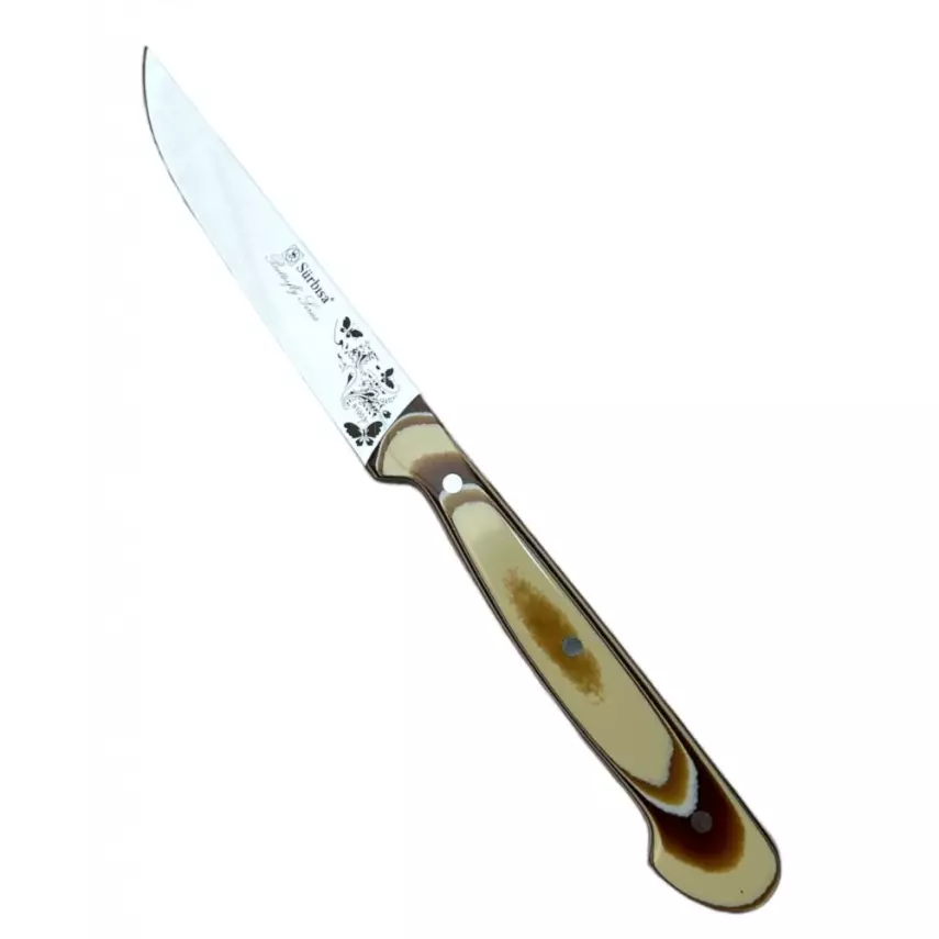 Sürmene Sürbisa 61003-V Mutfak Bıçağı Kelebek Serisi Karamel 12cm - 1
