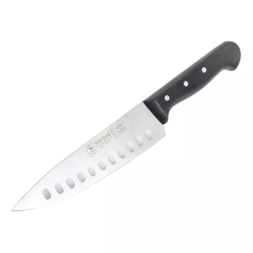 Sürmene Sürbisa 61070 Oluklu Şef Bıçağı (17.5 cm) - 1