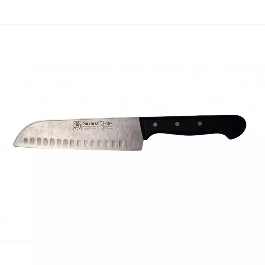Sürmene Sürbisa 61095 Oluklu Santoku Şef Bıçağı (19cm) - 1