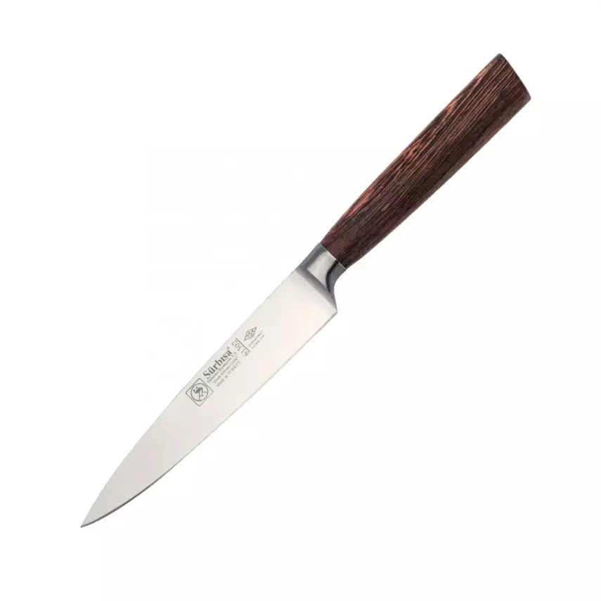 Sürmene Sürbisa 61302 Sıcak Dövme Mutfak Bıçağı Zeytin Saplı 16 cm - 1