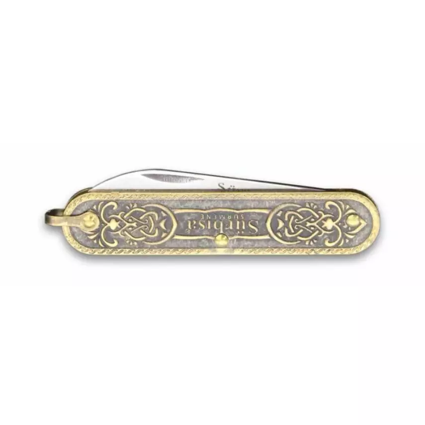 Sürmene Sürbisa Pirinç İşlemeli Çakı 61803 - 1