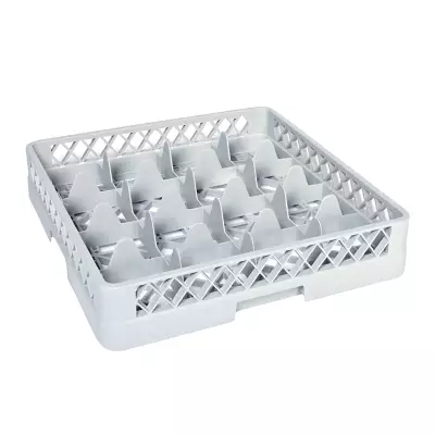 Tribeca 16 Bölmeli Bardak Basketi 50x50x10 cm Gri BB.16