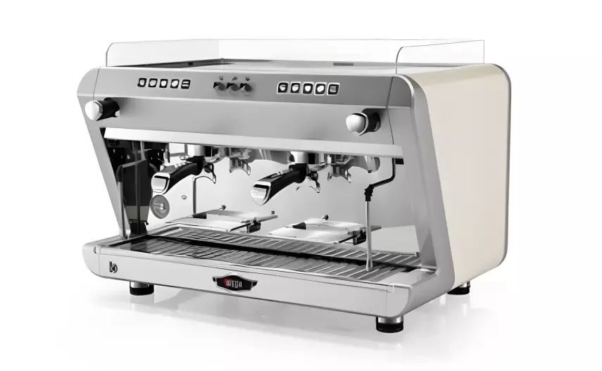WEGA IO EVD2 Otomatik Espresso Kahve Makinesi, 2 Gruplu Krem rengi - 1