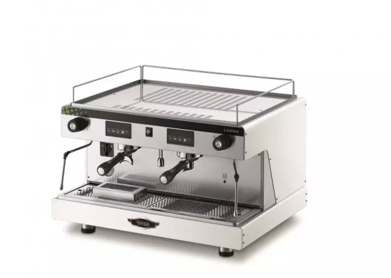 Wega Lunna EVD2 TC Otomatik Espresso Kahve Makinesi, 2 Gruplu Beyaz - 1