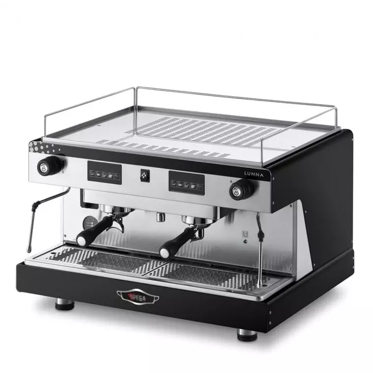 Wega Lunna EVD2 TC Otomatik Espresso Kahve Makinesi, 2 Gruplu Siyah - 1
