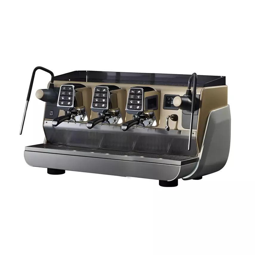Wega Nova EVD3 Tam Otomatik Espresso Kahve Makinesi, 3 Gruplu Krem rengi - 1