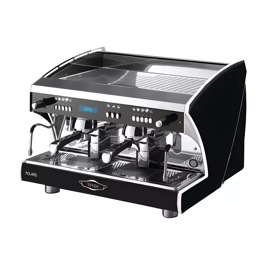 Wega Polarıs EVD2 Otomatik Espresso Kahve Makinesi, 2 Gruplu Siyah - 1