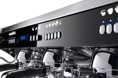 Wega Polarıs EVD2 Otomatik Espresso Kahve Makinesi, 2 Gruplu Siyah - 3