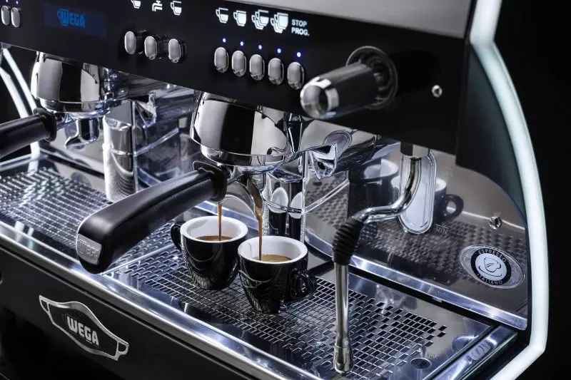 Wega Polarıs EVD2 Otomatik Espresso Kahve Makinesi, 2 Gruplu Siyah - 4