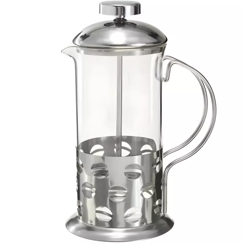 Yakut French Press Metal Desenli 600 ml 7324 - 1