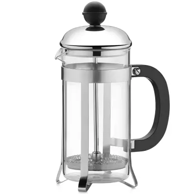 Yıtıan French Press Metal Desenli 600 ml 600D