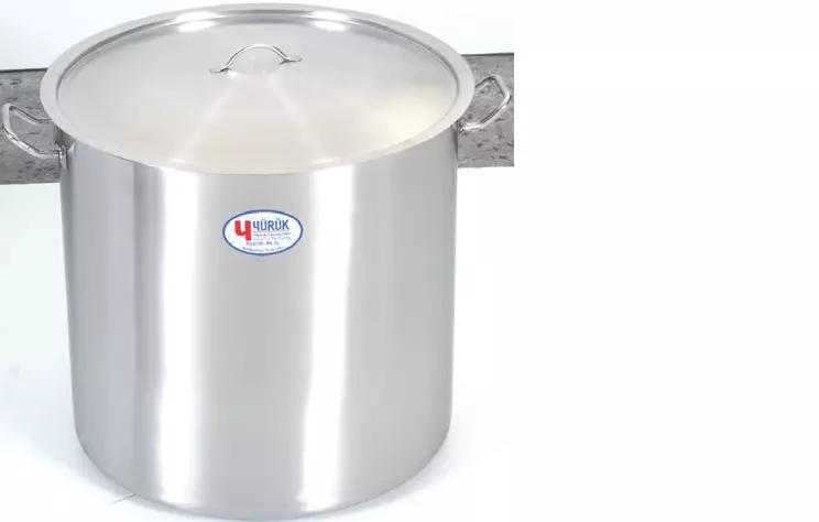 Yürük Silindirik Tencere Kapaklı, 45x45 cm 70 Litre - 10414545 - 1