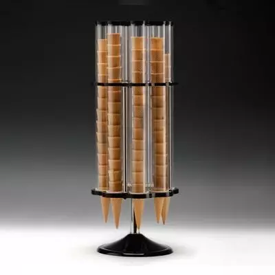 Zicco 8 Li Akrilik Standlı Polycarbonat KülahlıkDöner R-30 H 78 Cm ZCP 803