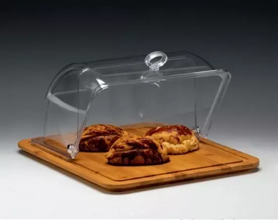 Zicco Ahşap Altlı Pc Rolltop Kapaklı Fanus Gn 12 31x37x19 Cm ZCP 816 - 1