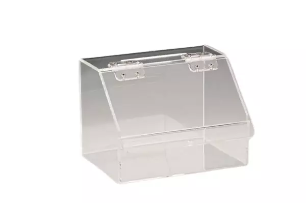 Zicco Akrilik Bahşiş Kutusu Şeffaf 14,5x20x14,5 Cm ZCP 355 - 1