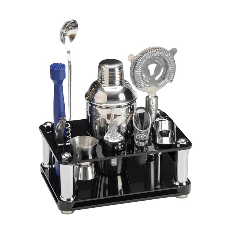 Zicco Akrilik Standlı Bar Kokteyl Seti Takımı, 9 Parça ZCP 760 - 1