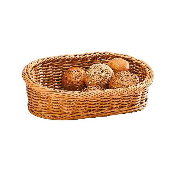 Zicco Eğimli Oval Plastik Sepet (Koyu ) 30x45x14x8 Cm B-OT-5224-22B - 1