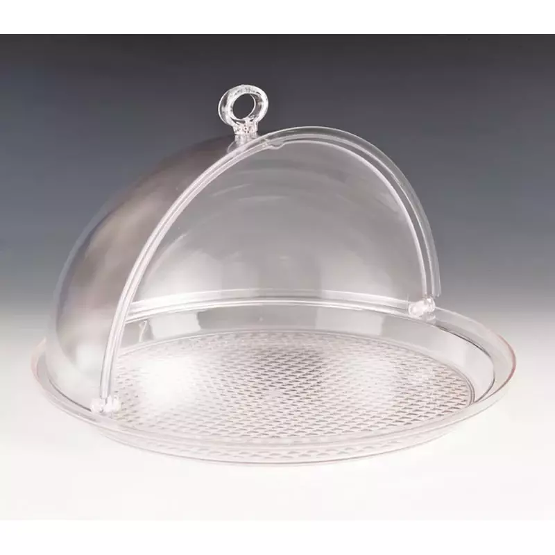 Zicco Komple Polikarbonat Yuvarlak Rolltop Kapaklı Fanus Küçük Ø32,5 Cm ZCP 403 - 1