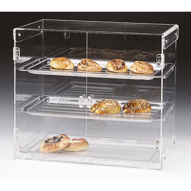 Zicco Polikarbon Tepsili Teşhir Standı, 3 Katlı, 57x38x50 cm ZCP 429 - 1