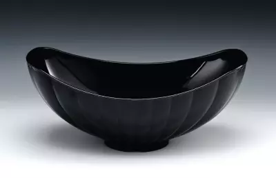 Zicco Polikarbon Teşhir Kase 42.5x25.5 cm Siyah ZCP 472