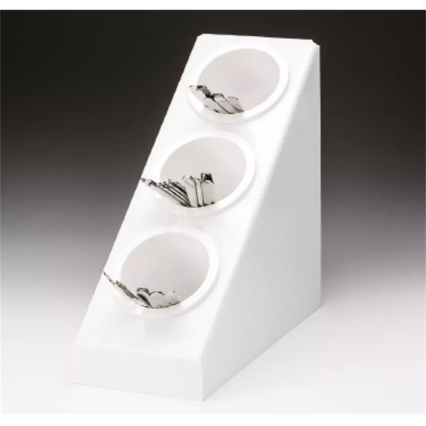 Zicco Polycarbonat Dik Model Kaşıklık 20,8x41,5x41 Cm BEYAZ ZCP 657 - 1