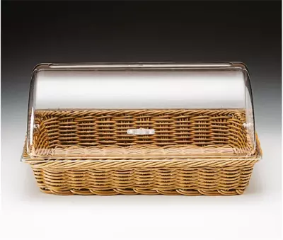 Zicco Polycarbonat Kapaklı,Sepetli Fanus 56X36 Cm 55X35X H 10 Cm ZCP 663